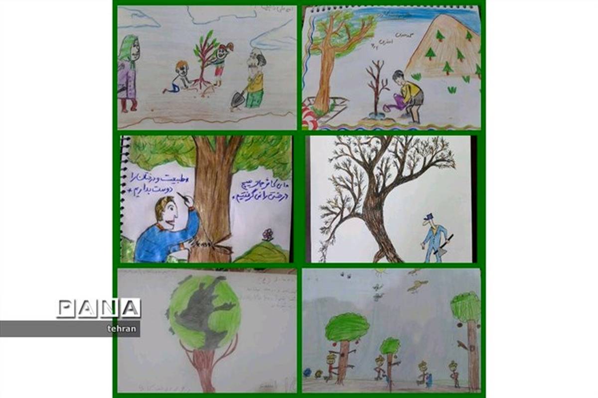روز درختکاری در مدارس منطقه۲ مجازی برگزار شد