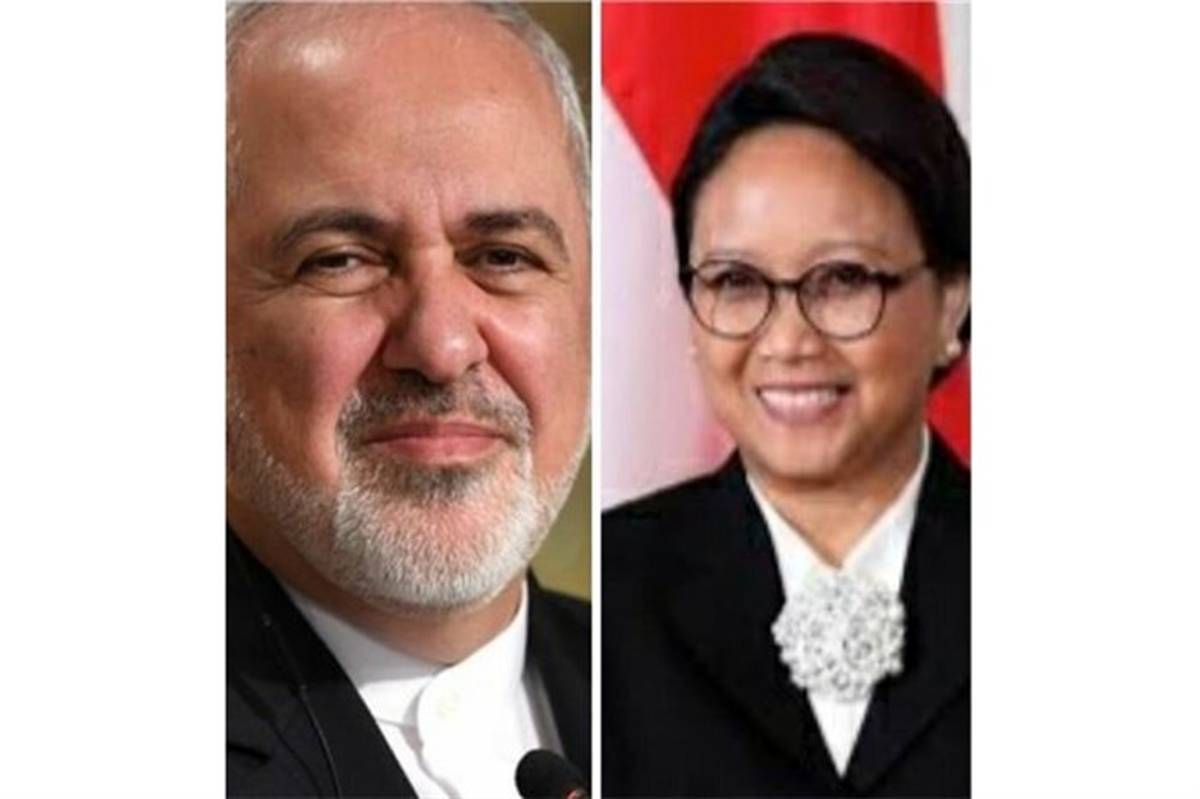 رایزنی وزیران امور خارجه ایران و اندونزی در مورد شیوع جهانی ویروس کرونا