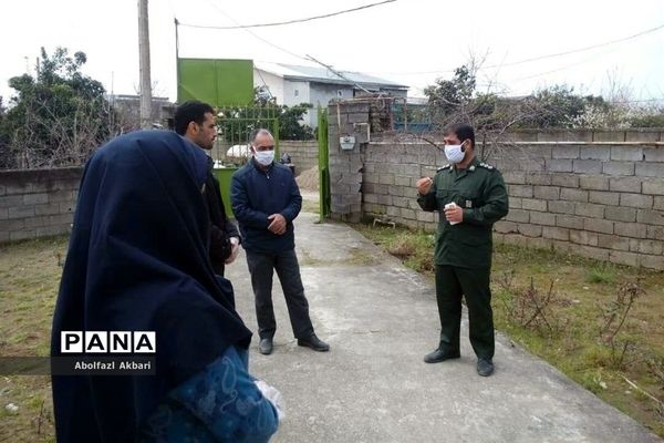 مقابله با کروناویروس در روستای عبا‌س‌آباد شهرستان ساری