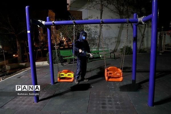 ضد عفونی کردن محله کوهک میدان رسالت تهران