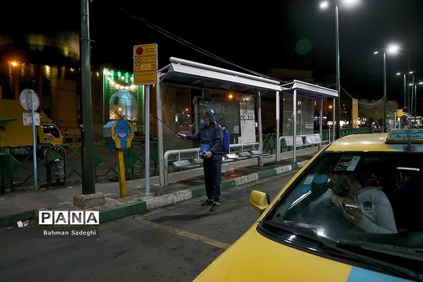 ضد عفونی کردن محله کوهک میدان رسالت تهران