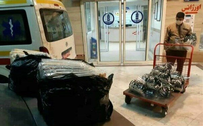 ۱۰ هزار شیلد بیمارستانی توسط خیران در مراکز درمانی توزیع شد