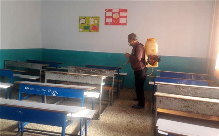 ضدعفونی بیش از 200 مدرسه در تالش