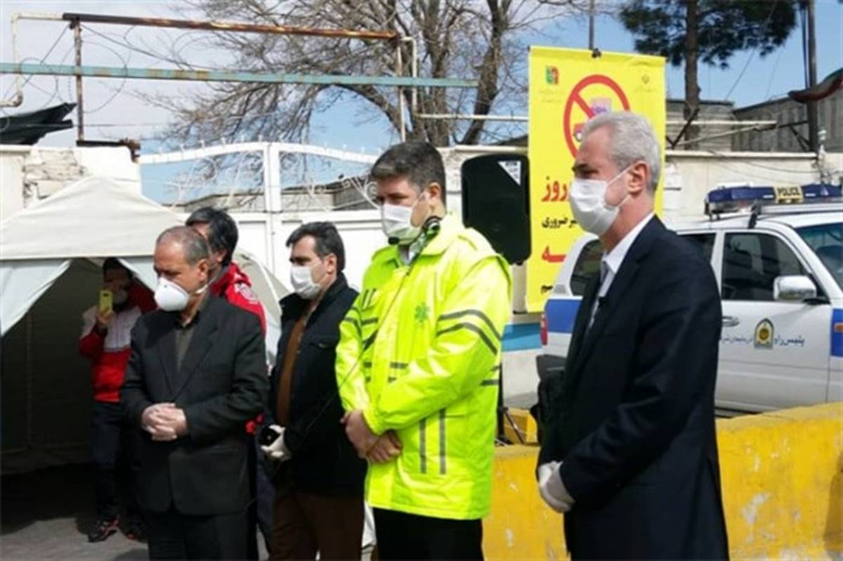 وب کنفرانس رئیس جمهور با پایگاه جاده ای اورژانس محور تبریز آذرشهر 