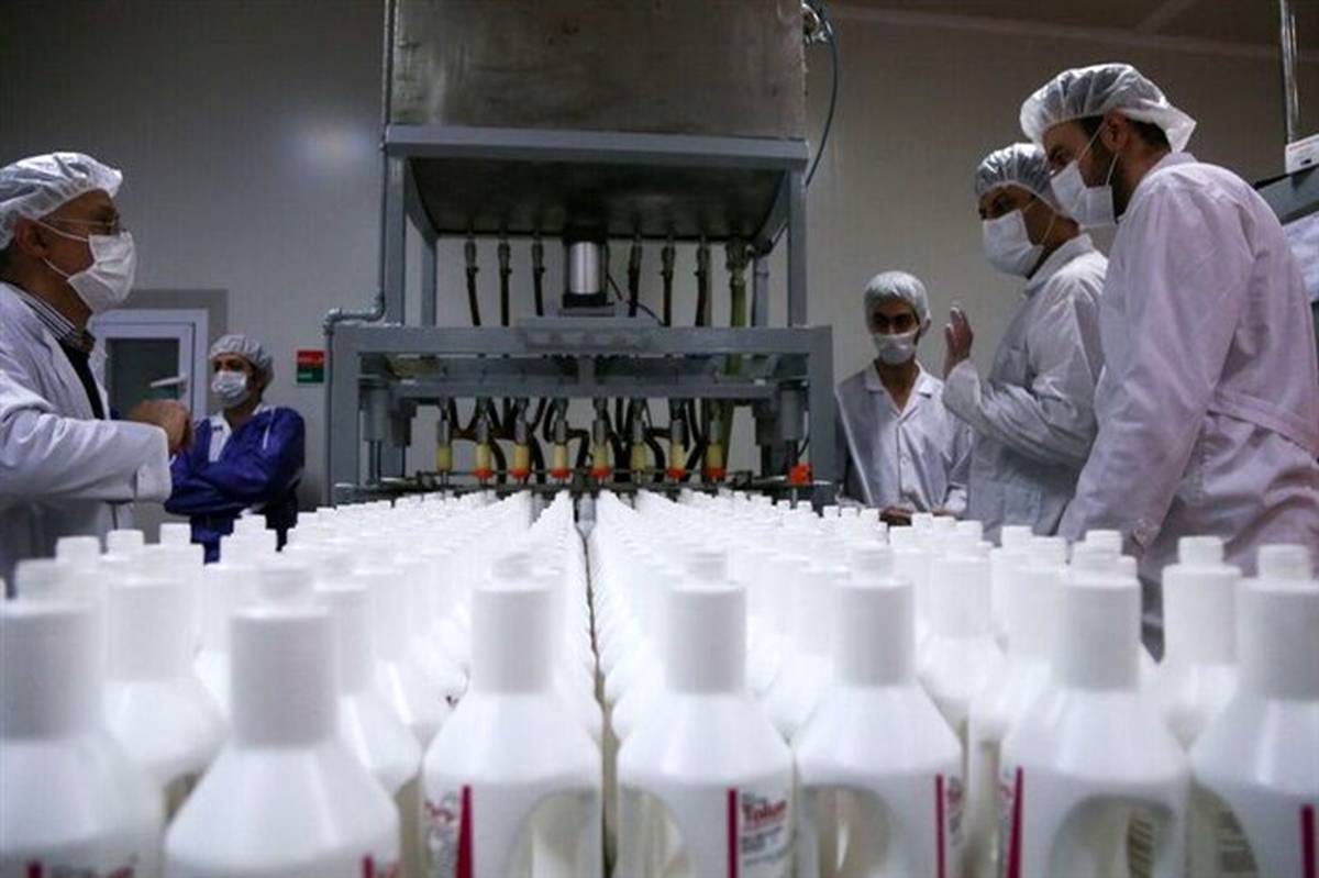 انعقاد قرارداد ۱۰۰ میلیارد ریالی برای تولید محلول و ژل ضدعفونی