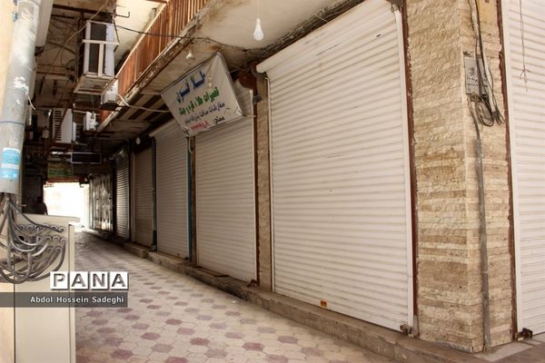 بازار بوشهر همچنان تعطیل است