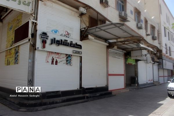 بازار بوشهر همچنان تعطیل است