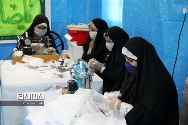 بازدید نماینده ولی فقیه در استان و امام جمعه بوشهر از کارگاه‌های مردمی تولید اقلام بهداشتی
