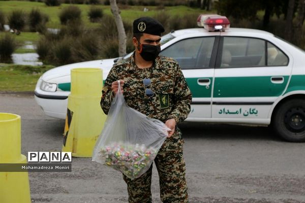 پخش شکلات جشن نیمه شعبان در فریدونکنار