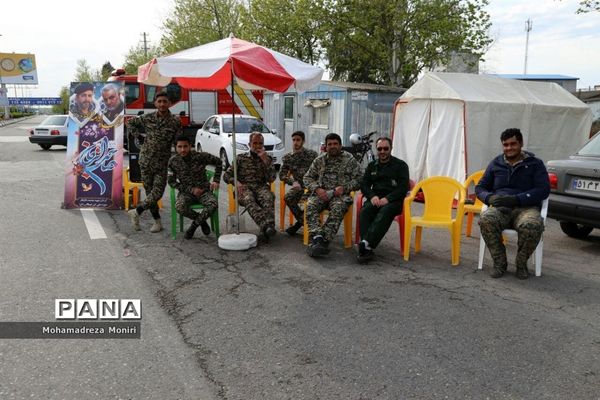 پخش شکلات جشن نیمه شعبان در فریدونکنار