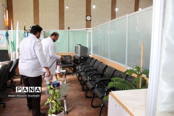 اقدامات و فعالیت های اداره‌کل آموزش و پرورش استان بوشهر در راستای پیشگیری از شیوع ویروس کرونا