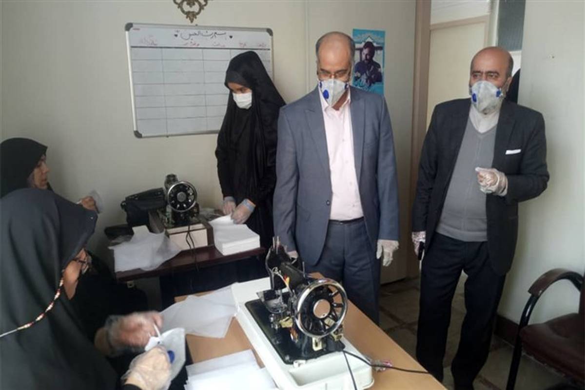 کریمی:  50 هزار ماسک با همکاری اداره کل شهر تهران و بسیج تولید شد
