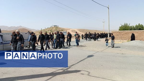 عزاداری مردم روستای جلماجرد در تاسوعای حسینی