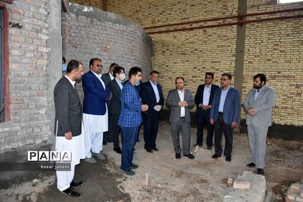 بازدید رئیس سازمان نوسازی مدارس کشور از پروژه های در حال ساخت سیستان وبلوچستان