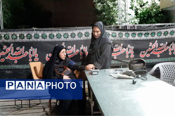 عزاداری هیات محبان علی‌ابن‌ابی‌طالب (ع) فرهنگیان شیراز در شب تاسوعای حسینی
