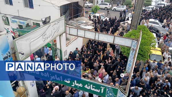 مردم محمودآباد به استقبال شهید سرافراز سعید محمودی رفتند