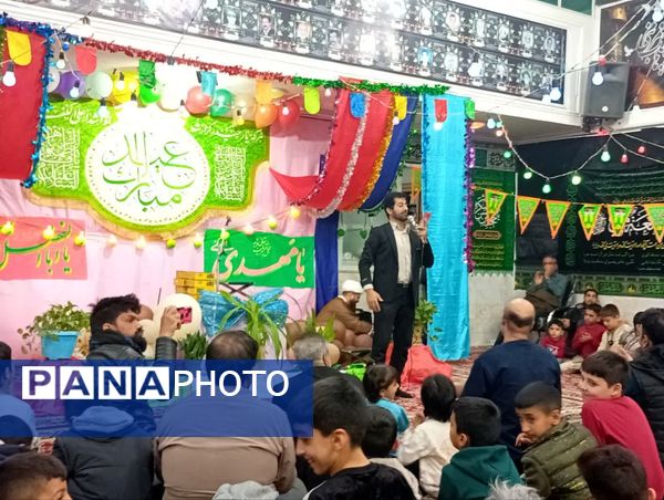 تکیه حسینی غرق در شادی علوی