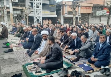 نماز عید سعید فطر و حضور پرشور مردم شهرستان تالش