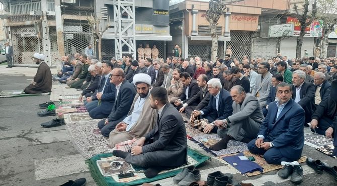 نماز عید سعید فطر و حضور پرشور مردم شهرستان تالش