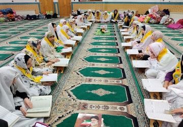 برگزاری محفل انس با قرآن درمسجد امام حسن مجتبی(ع) اردبیل