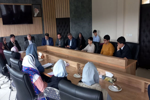 جلسه شورای دانش آموزی شهرستان گرگان