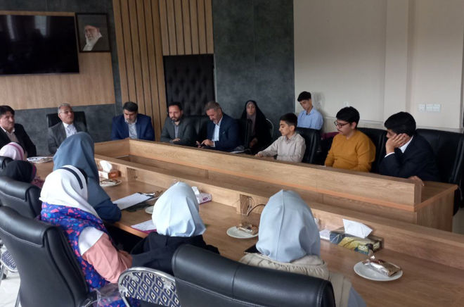 جلسه شورای دانش آموزی شهرستان گرگان
