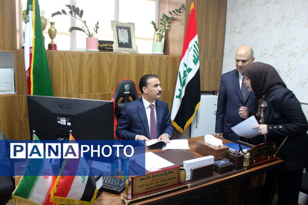 بازدید وزیر آموزش و پرورش عراق از یک مدرسه در قم