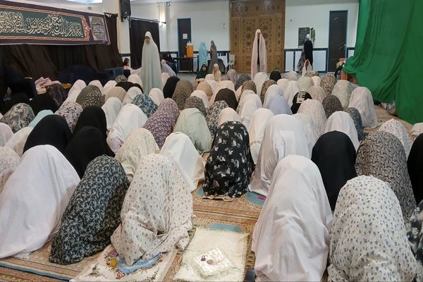 آخرین روز اعتکاف دانش‌آموزان ساوجبلاغ در مسجد الغدیر