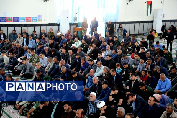 استقبال باشکوه مردم لنده از شهدای گمنام