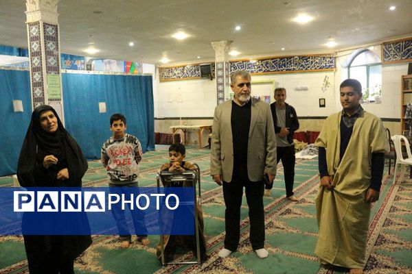  حضور رئیس آموزش‌و‌پرورش فیروزکوه در اعتکاف