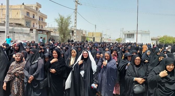 خروش رودانی‌ها در راهپیمایی «جمعه خشم و نصر»