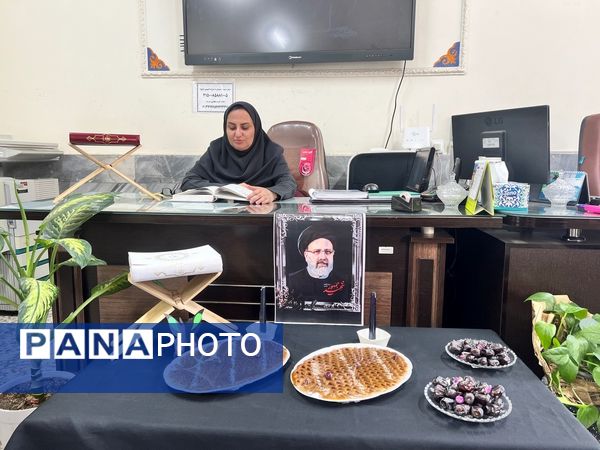 برگزاری ختم قرآن معلمان دبستان المهدی ناحیه 2 کرج به مناسبت سالگرد شهادت شهیدجمهور آیت‌الله رئیسی 