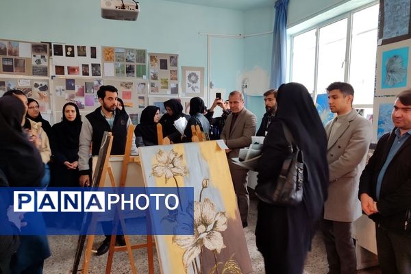 نمایشگاه ماها در هنرستان بصیرت آشخانه