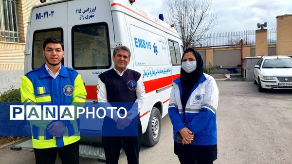 برگزاری مانور زلزله در شهرستان رازوجرگلان 