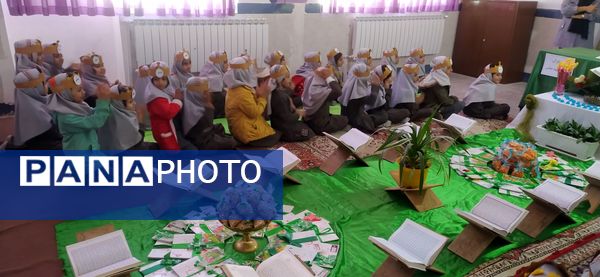 جشن قرآن جلوه‌ای از ایمان و دانش در مدرسه شهید نجفی فدافن 