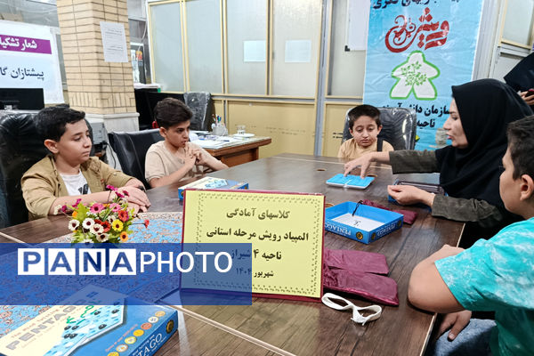 برگزاری کلاس‌های آموزشی بازی‌های فکری جهت منتخبان ناحیه ۴ شیراز 