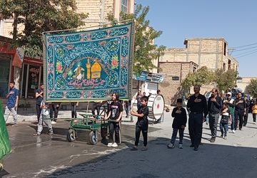 قافله عزاداری شهادت امام رضا(ع) در شهر بن برگزار شد