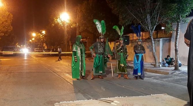 برپایی مراسم تعزیه حضرت عباس (ع) در مسجد امام سجاد (ع) شازند