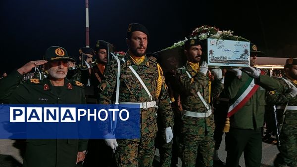 آیین استقبال از ۶ شهید گمنام در استان چهارمحال و بختیاری