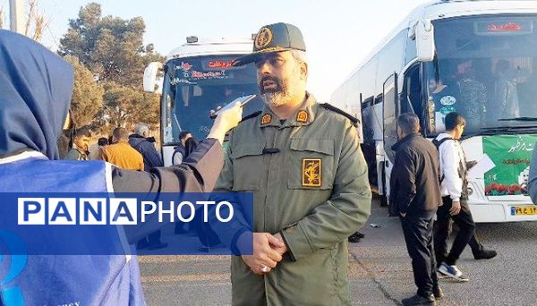 آخرین کاروان دانش‌آموزان پسر ناحیه ۴ کرج به اردوی راهیان نور 