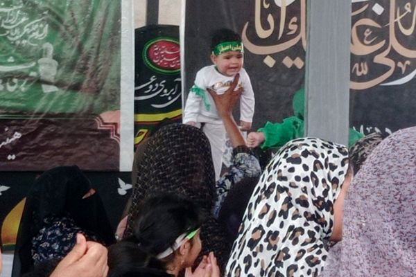 سوگواره شیر خوارگان حسینی در تازیان پایین