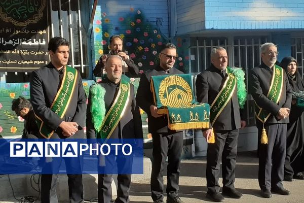 مراسم سوگواری ایام فاطمیه در دبستان پسرانه شهید رسول نم نبات ناحیه۴ 