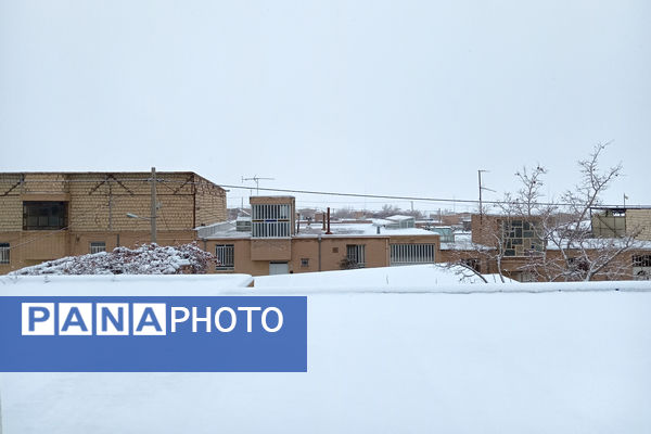 یک روز برفی در روستای بنادکوک‌ دیزه