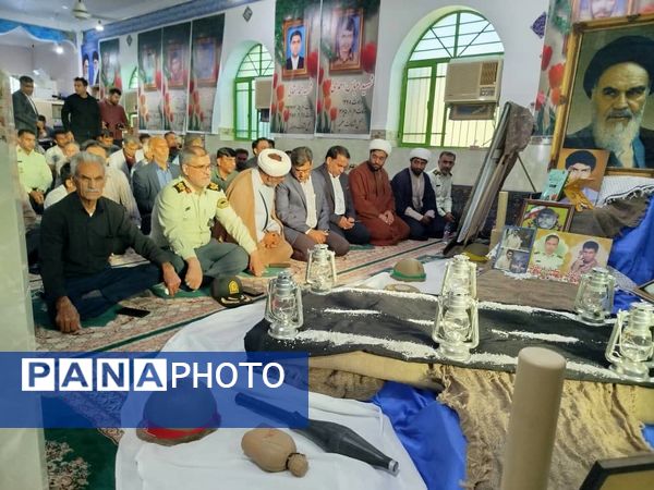 مراسم دومین سالگرد شهادت سرهنگ دوم سعید مریدی 