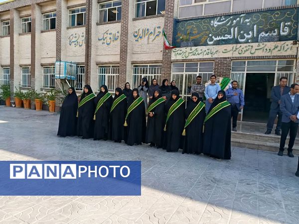 حضور خادمان حرم حرم امام رضا (ع) در دبستان حضرت قاسم‌ابن‌الحسن یزد 
