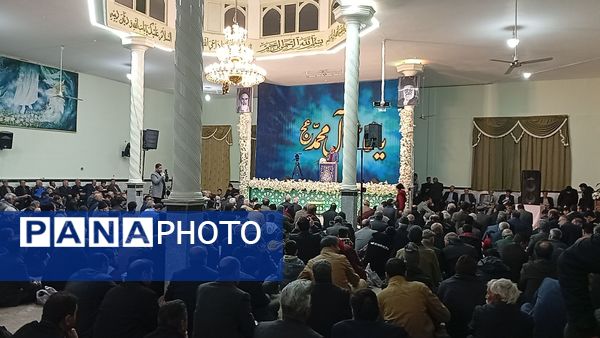 مراسم ولادت حضرت قائم (عج) در هیات مهدیه کاشمر
