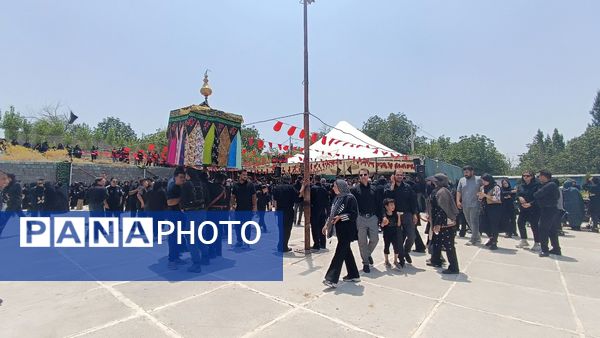 مراسم تاسوعای حسینی در آستانه سید سلطان فقیه‌الدین