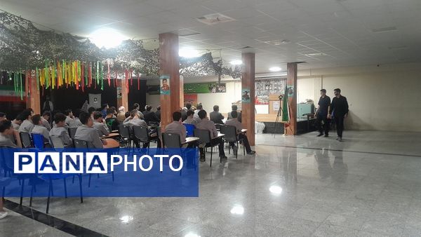 مراسم یادواره شهدا در دبیرستان دهخدا ناحیه یک کرج
