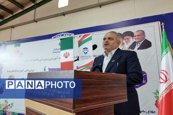 برگزاری آئین افتتاح سالن ورزشی خیرساز مدرسه استثنایی شهدای ملارد 