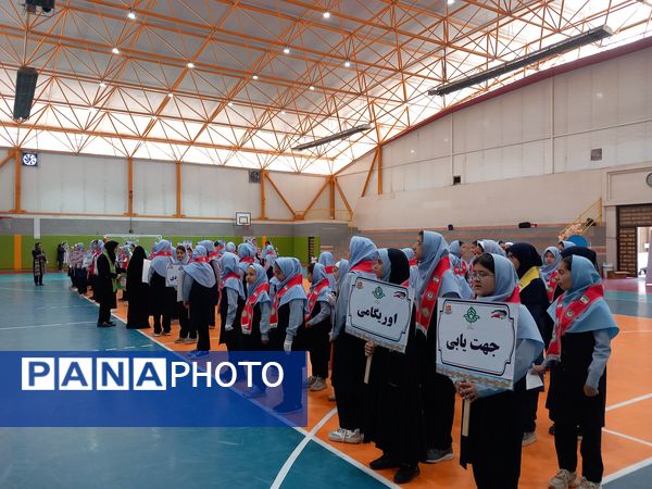 مانور تشکیلاتی سالروز تاسیس سازمان دانش آموزی به میزبانی ناحیه 6